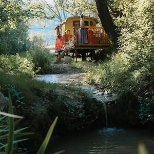 Tente de luxe Roulotte Tzigane Au Bord Du Ruisseau - Drôme Provençale